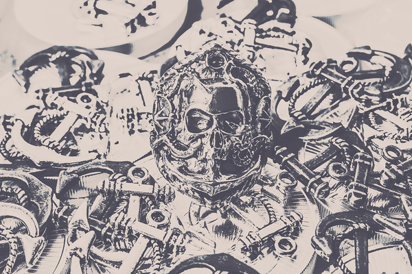 Nautical silver Print