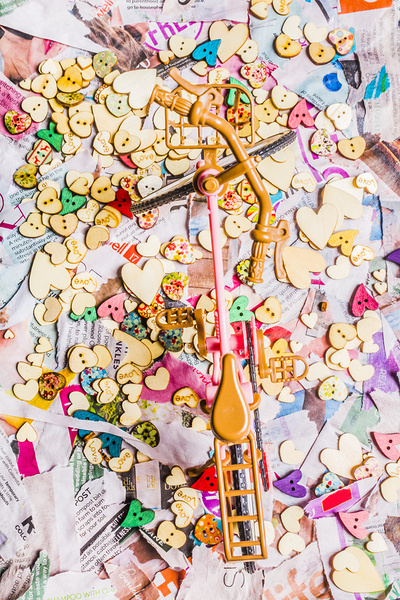 Tour de hearts Print