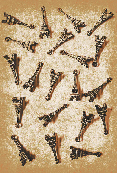 Time worn trinkets from vintage Paris Print