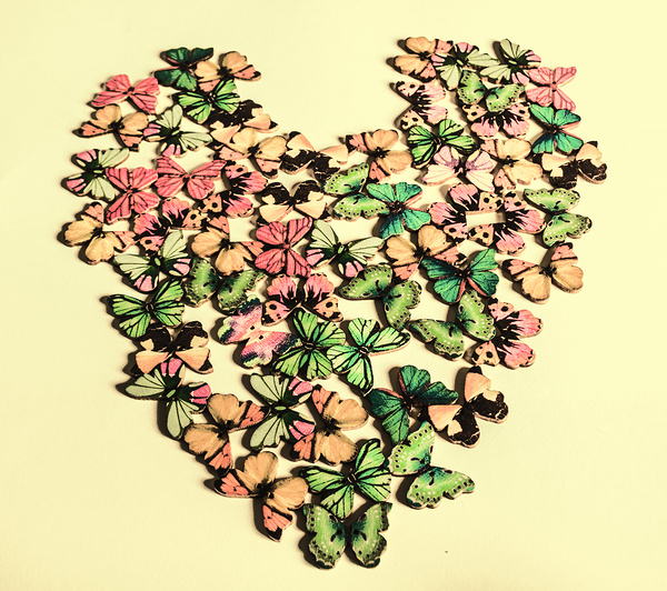 Nesting heart Print