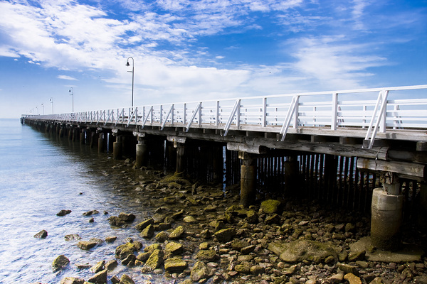 Old Wooden Pier Print