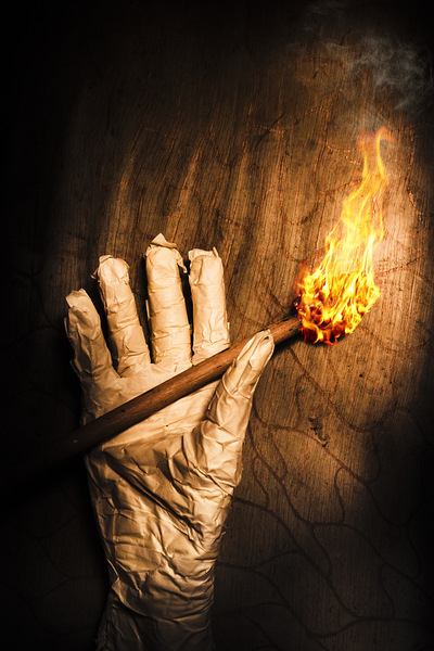 Curse of the tomb robber Print