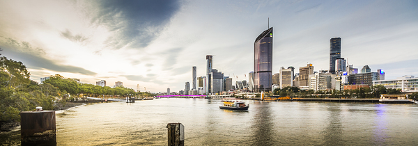 Brisbane River Panorama Print