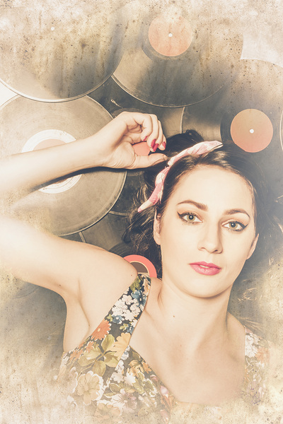 Jukebox pin up Print