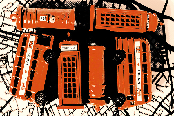 Stacking the double deckers Print