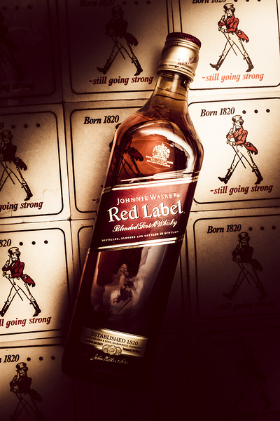 Johnnie Walker Red Label blended whisky  Print