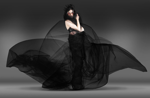 Black Fashion The Dark Movement In Motion Print