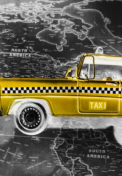 Taxi map Print