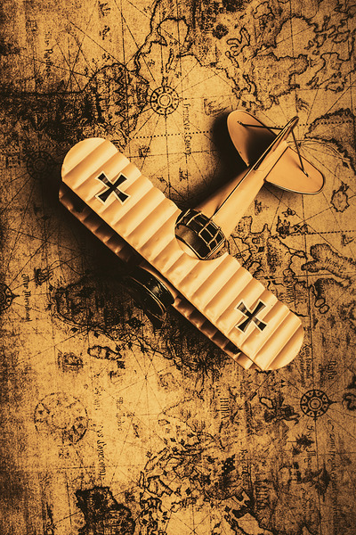 A pilots vintage adventure  Print