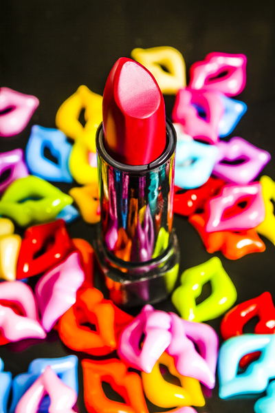 Beauty lips and makeup tips Print