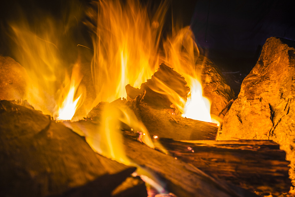 Campfires light Print