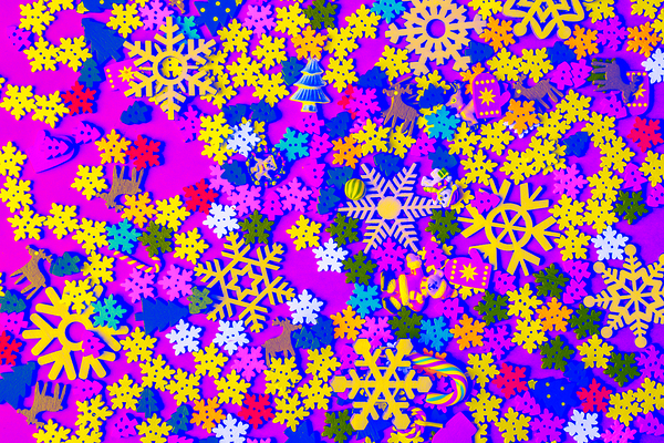 Wooden festivities Print