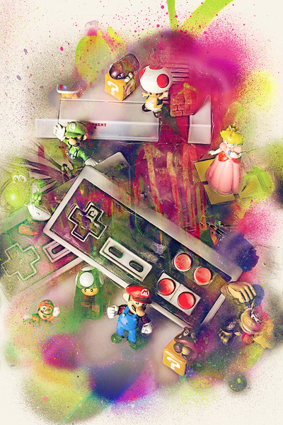 Graffiti gaming Print