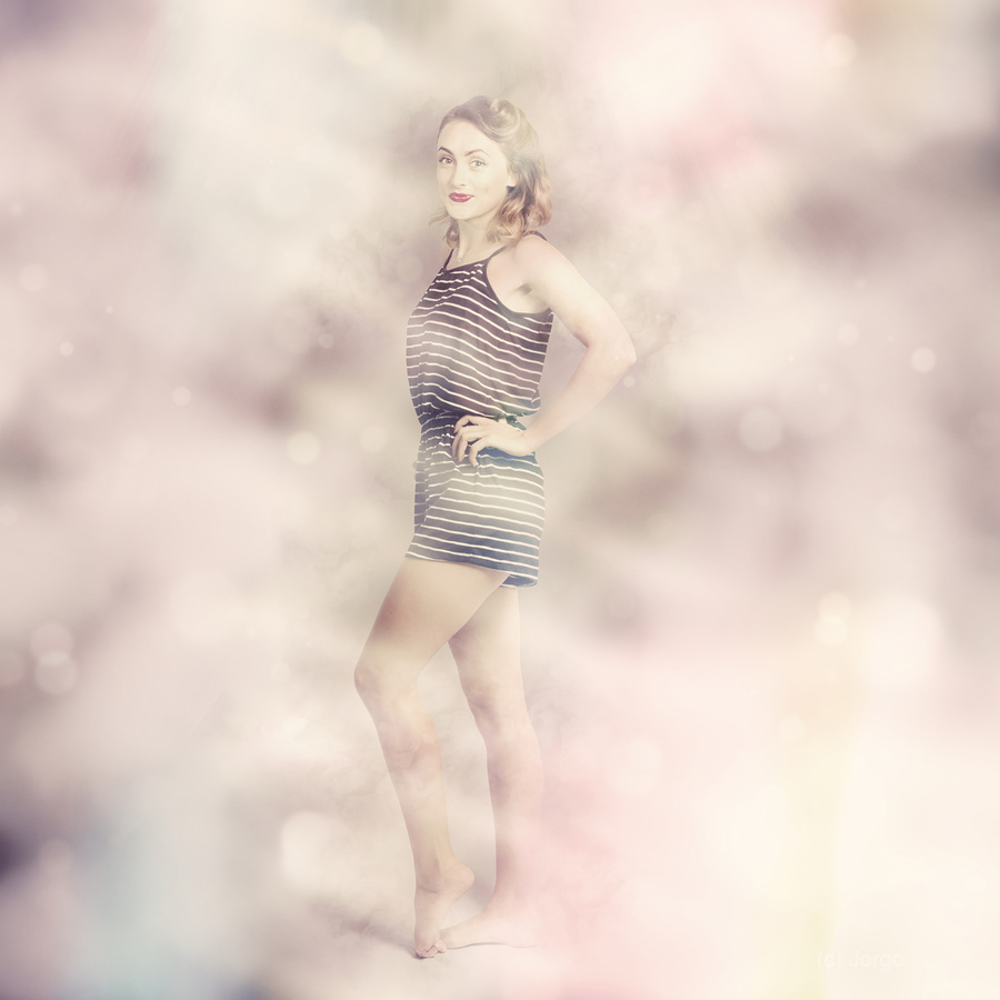 Posh retro fashion pinup  Print