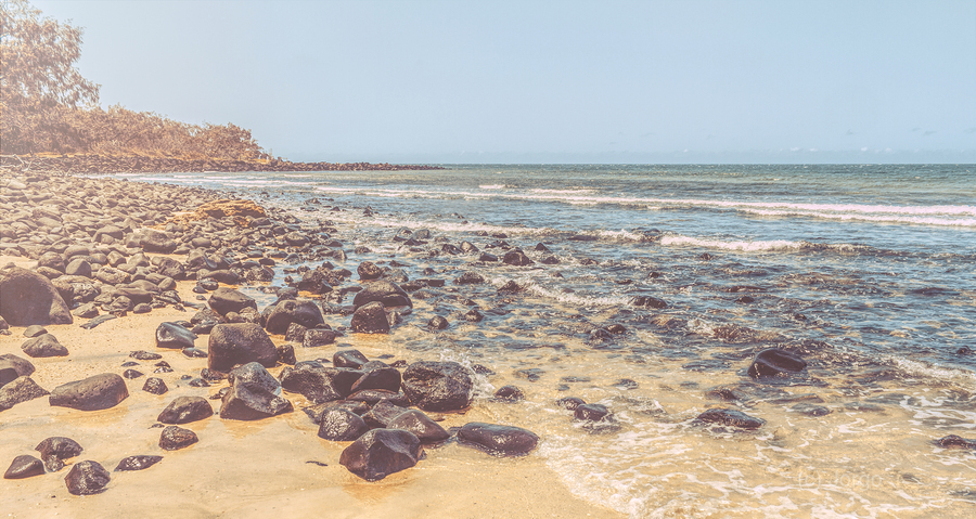 Retro Rocky Dusk  Print