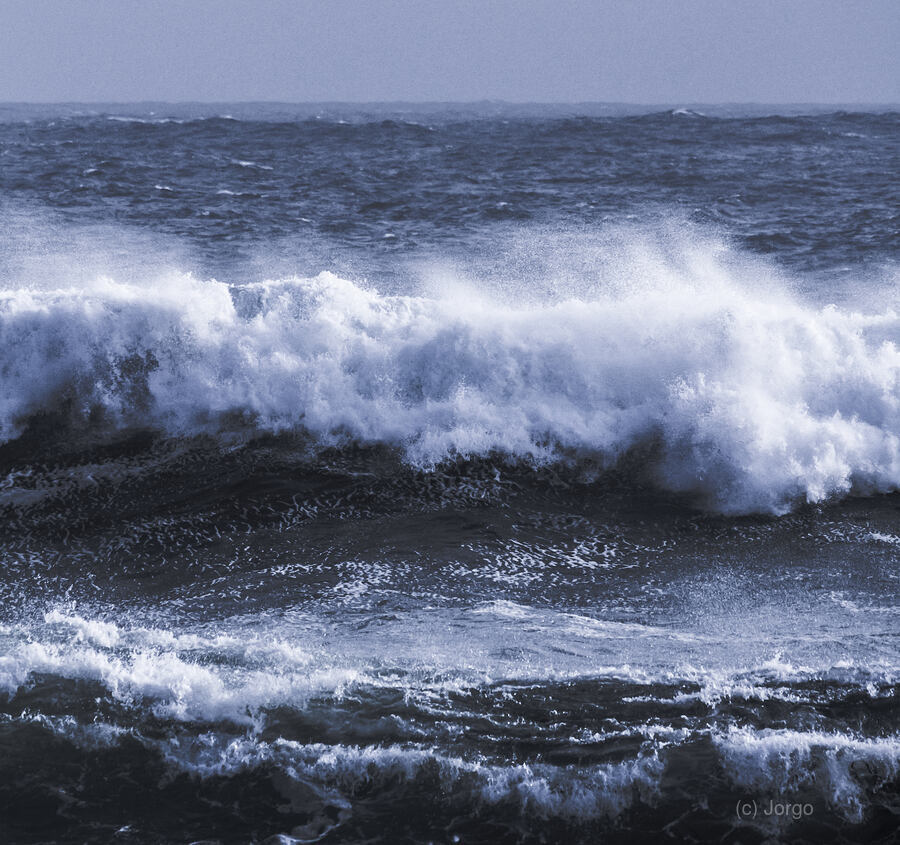 Wild coastal mist  Print