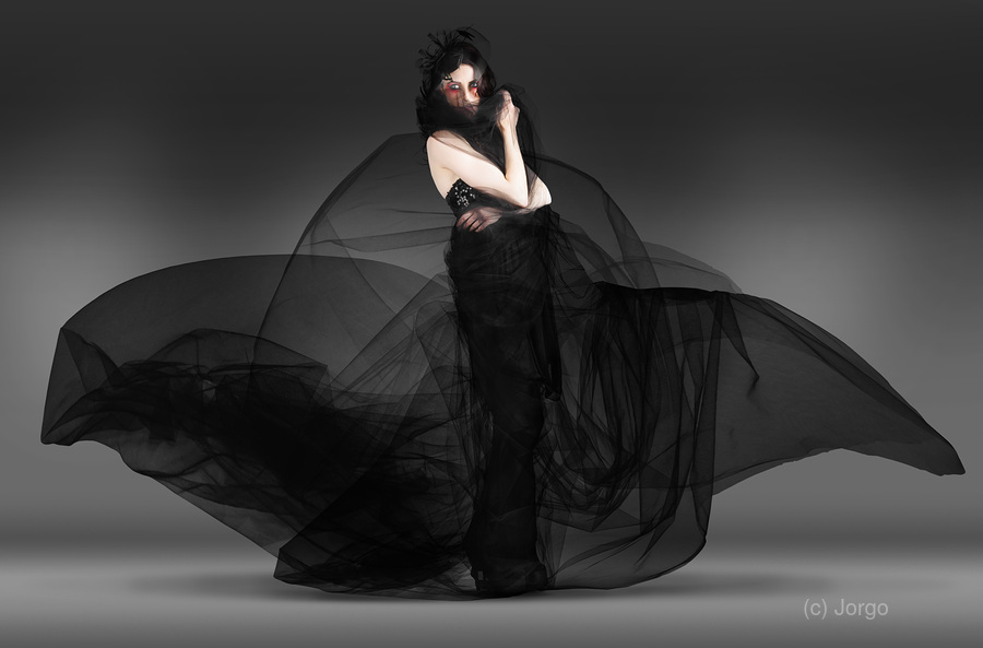 Black Fashion The Dark Movement In Motion  Print