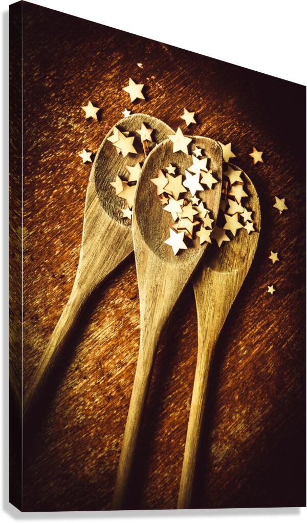 Quality dish review in the baking Canvas Print