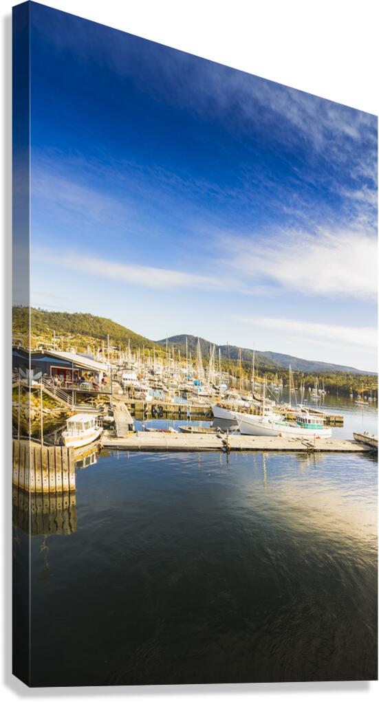 Docks and wharfs Canvas Print