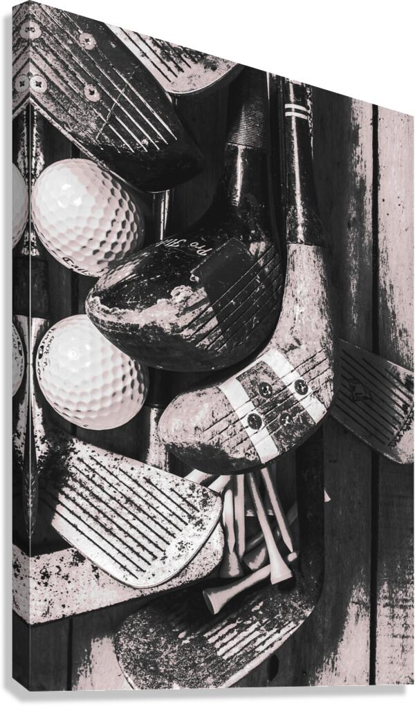 Scored and stained Canvas Print