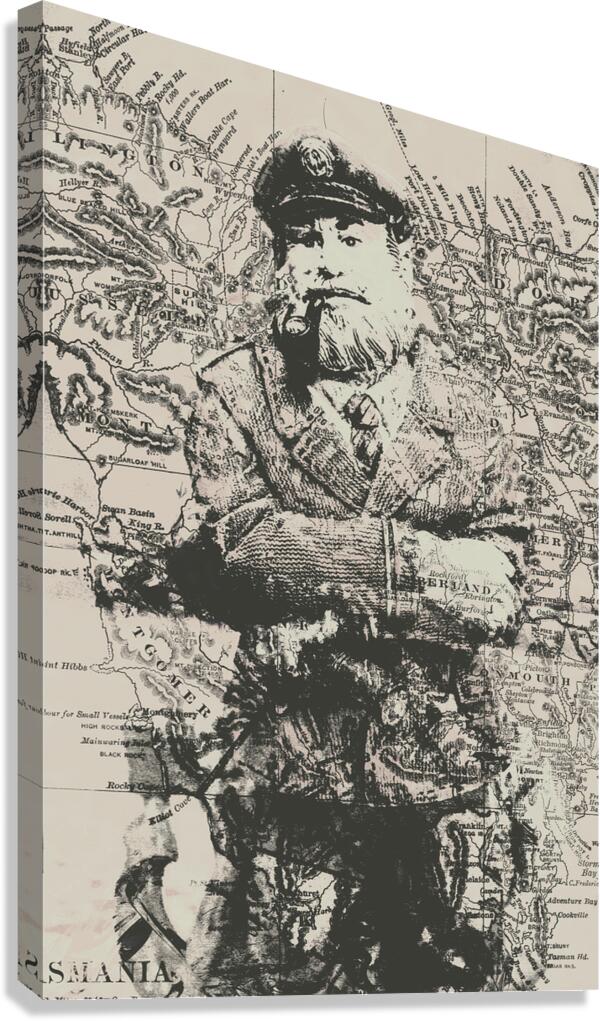 Sailors vintage adventure Canvas Print