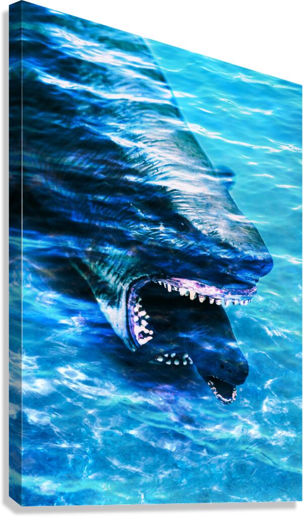 Shark bite Canvas Print