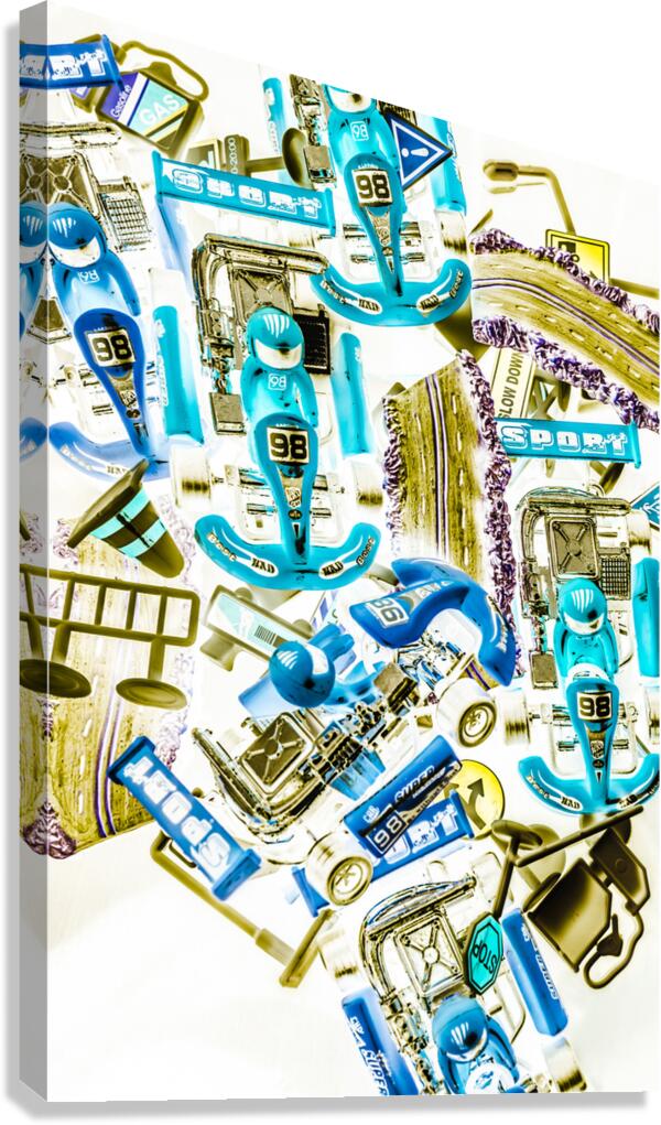 Motorised bedlam Canvas Print