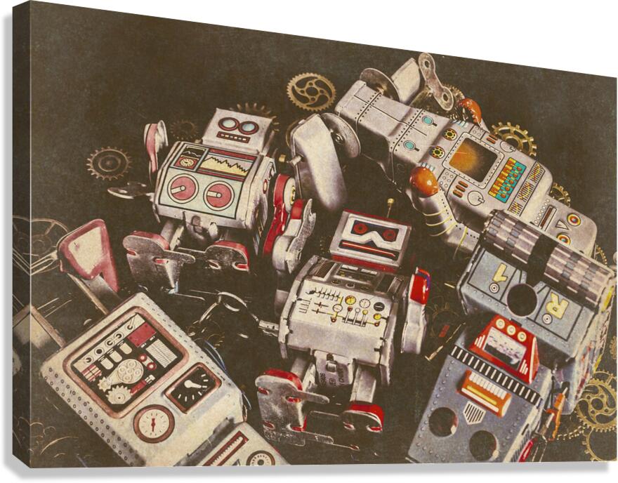 Vintage Robotronics Canvas Print