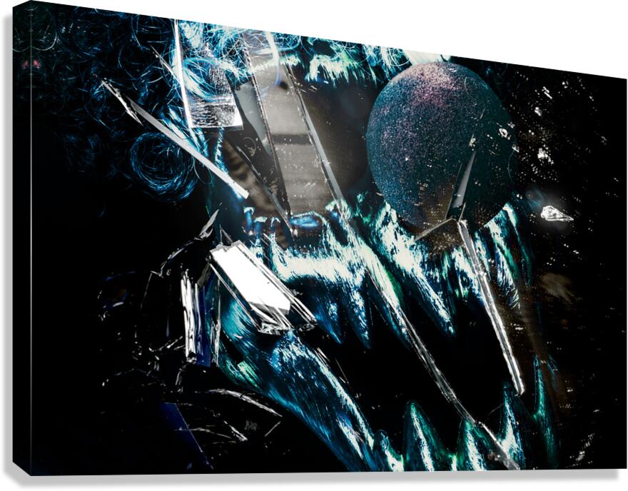 Circus house of mirrors Canvas Print