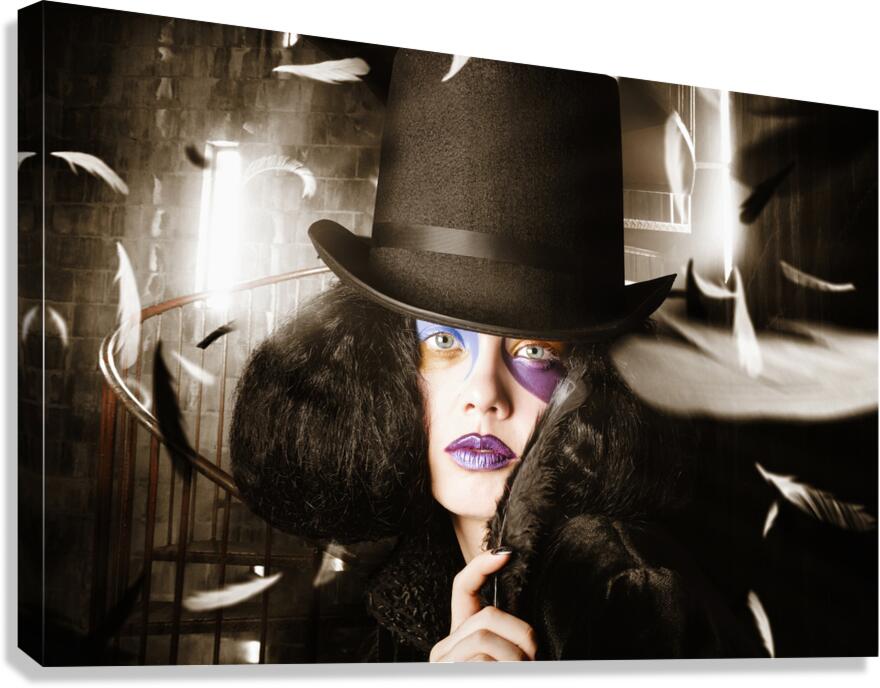 Feather carnival Canvas Print