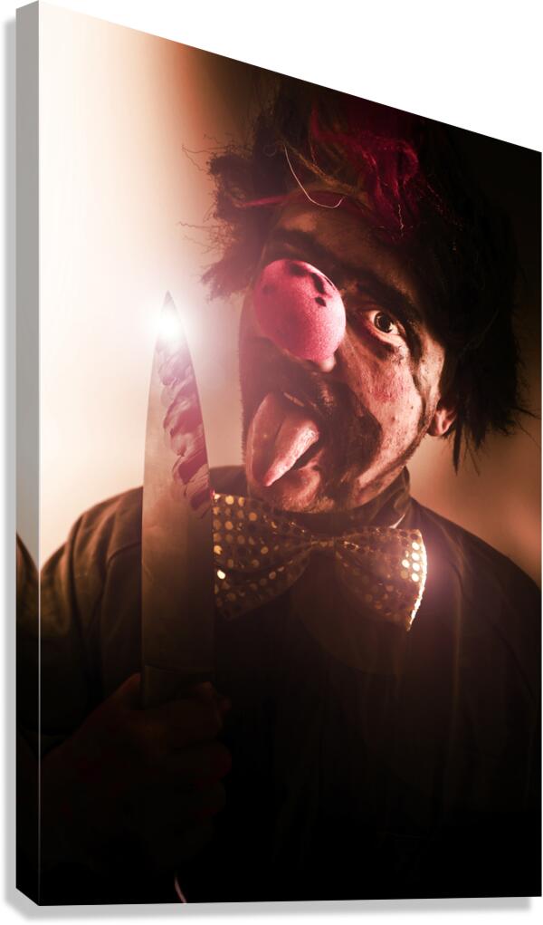 Mr Evil The Clown Canvas Print