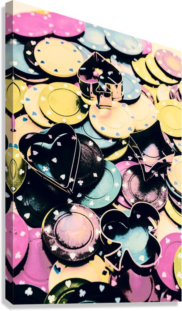 In Vegas Colors Canvas Print