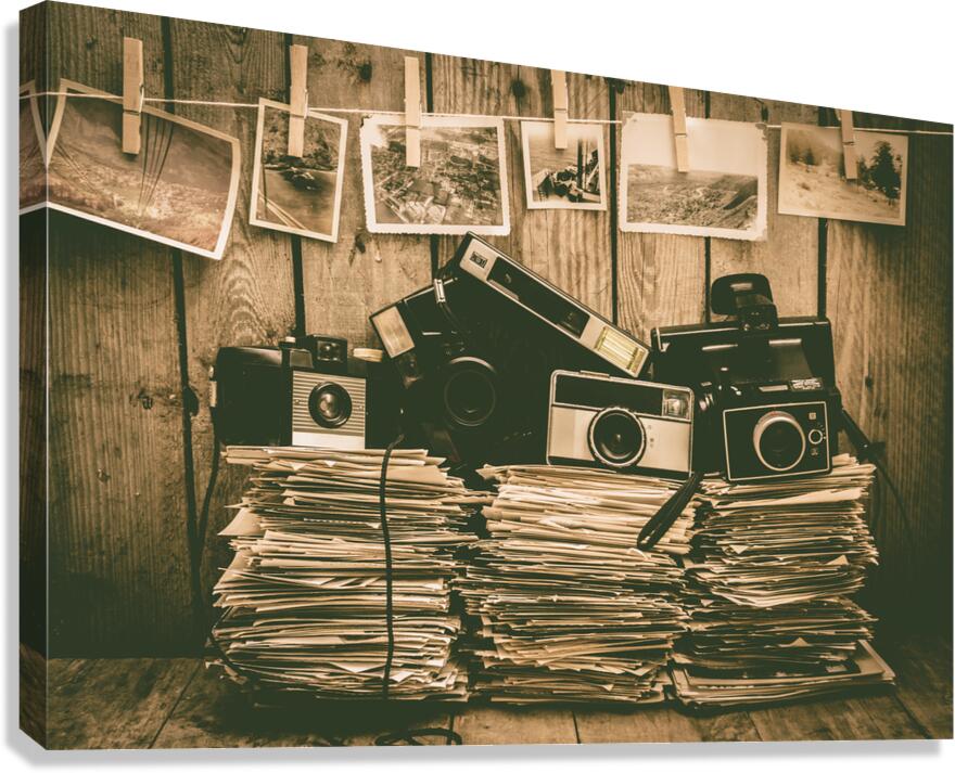 The art of film photography Canvas Print
