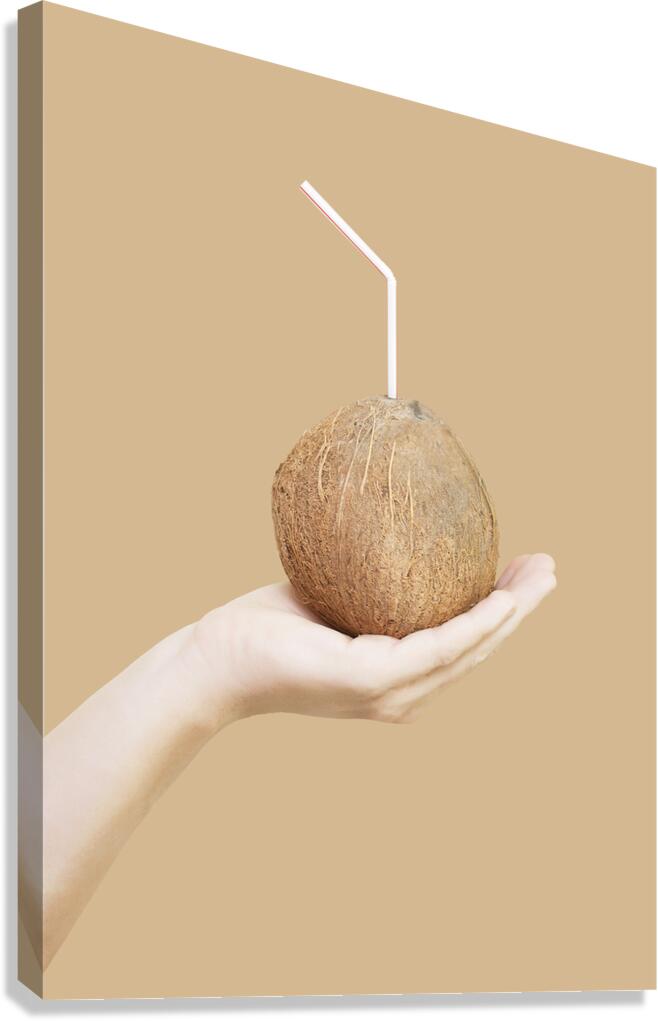 Tropical holiday cocktail Canvas Print