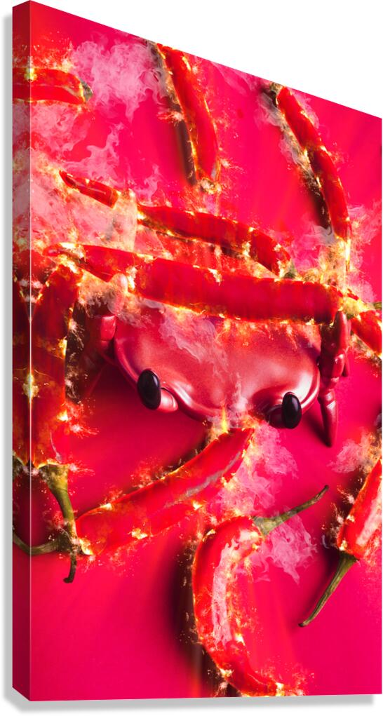 Chili con crab Canvas Print