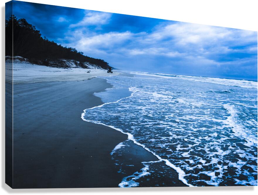Moody blue Canvas Print