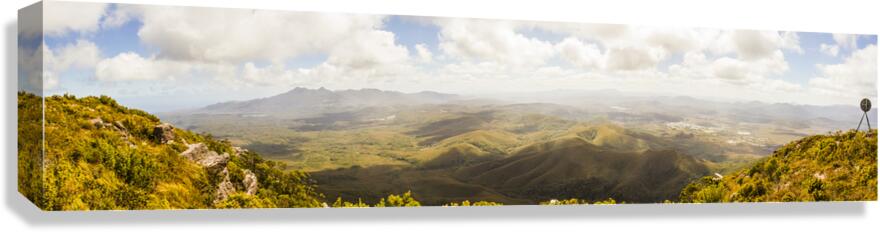 Peaceful countryside panorama Canvas Print