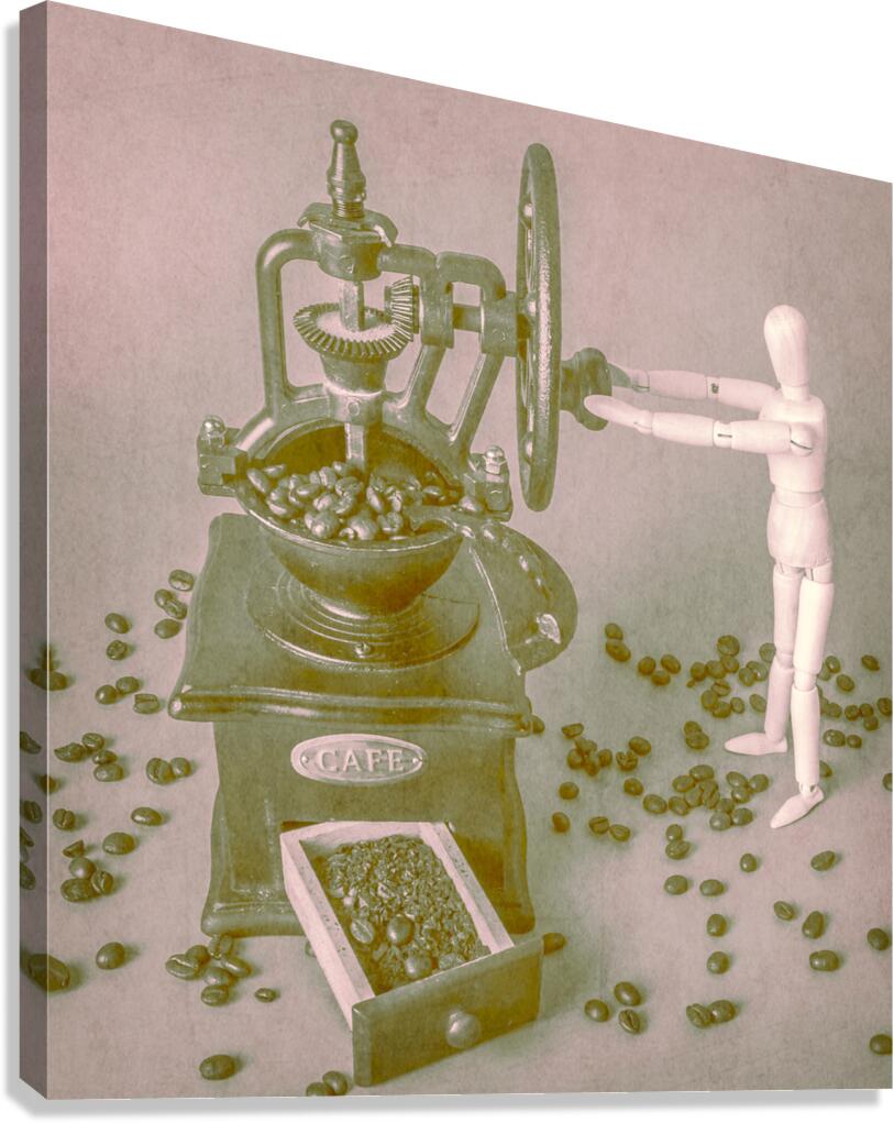 The crank coffee house  Canvas Print