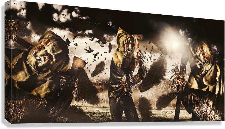 A crow left of the murder Canvas Print