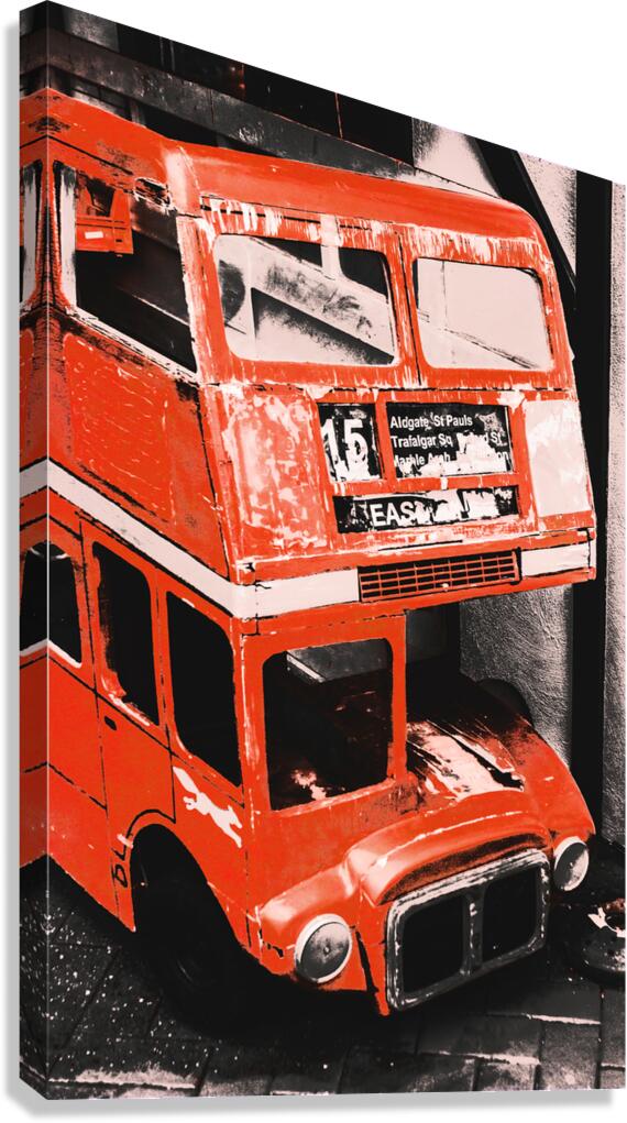 In London lanes Canvas Print