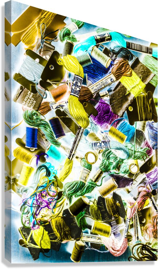 Crafted in retro Canvas Print