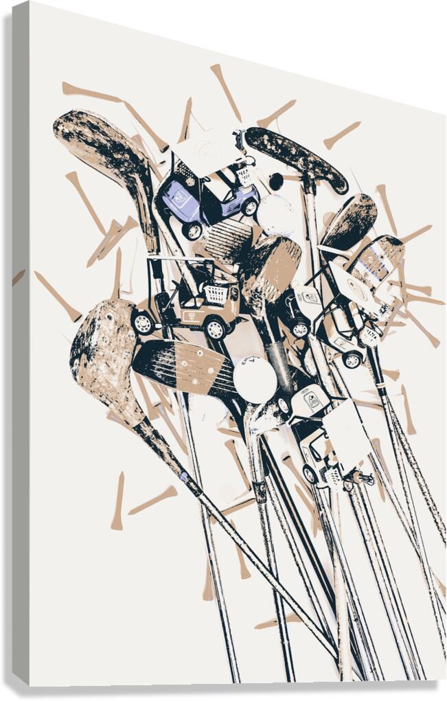 Play it as it lies Canvas Print