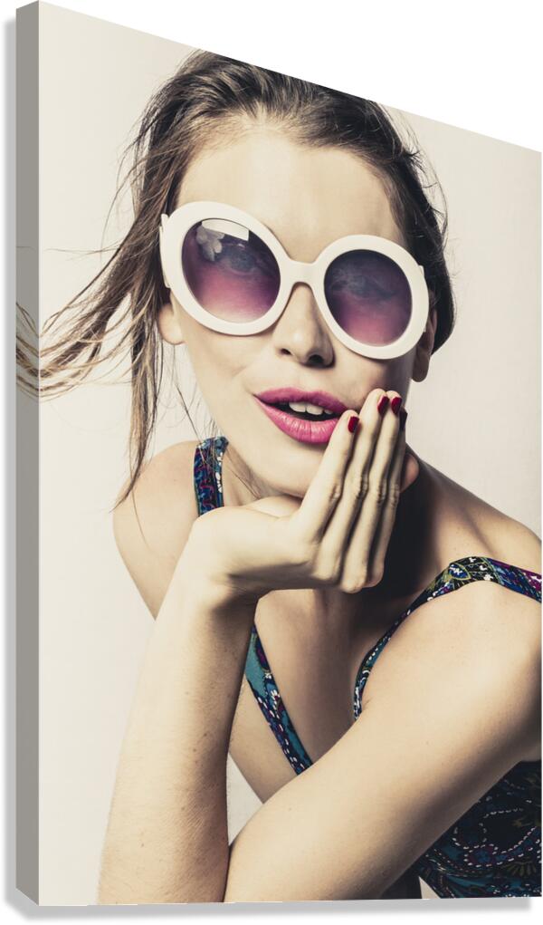 Premium vintage fashion photo Canvas Print