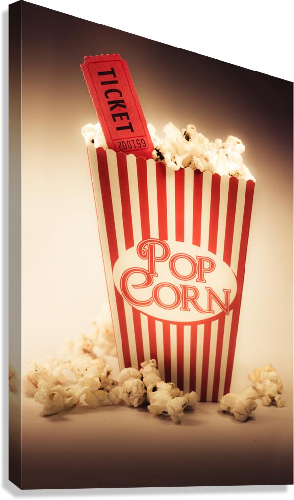 Classic Vintage Cinema Canvas Print