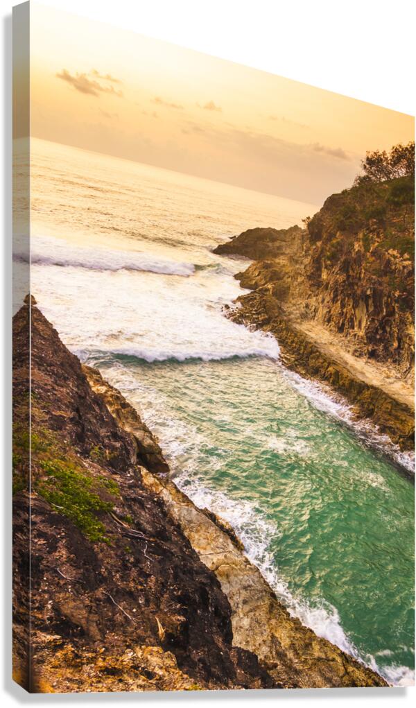 At lights break  Canvas Print