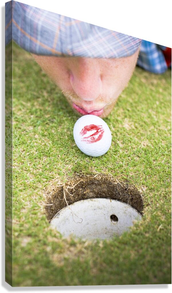 Golf Love At First Flight Canvas Print