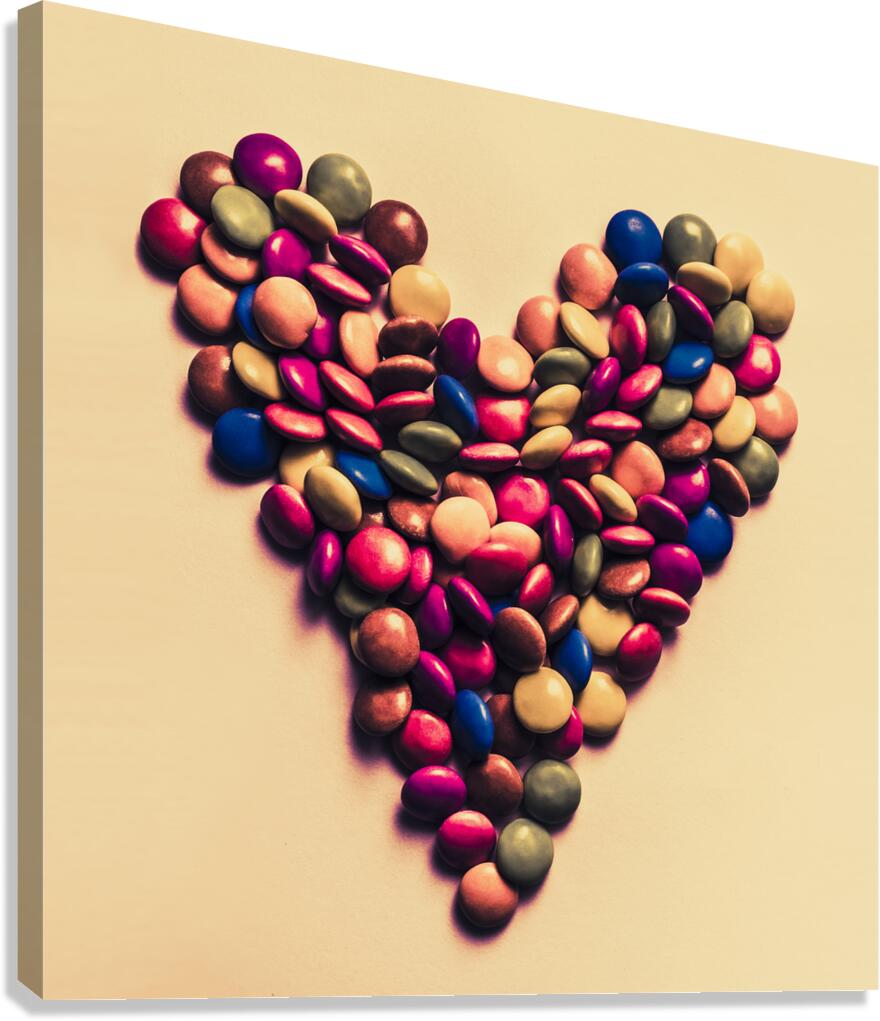 Sweet love for a sweetheart Canvas Print