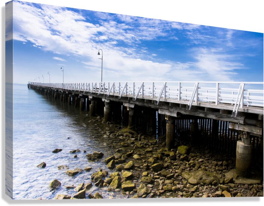 Old Wooden Pier Canvas Print