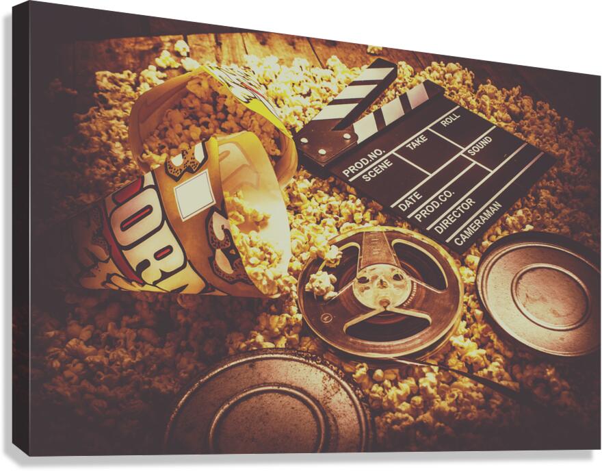 Home cinema art Canvas Print