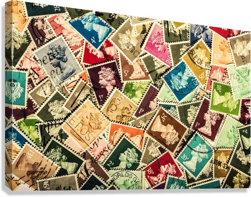 Stamping the royal mail Canvas Print